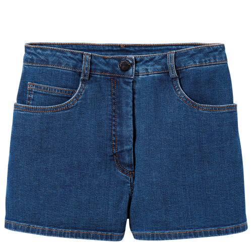 Shorts , Denim - Azul Baltico - Vista 1 de 4