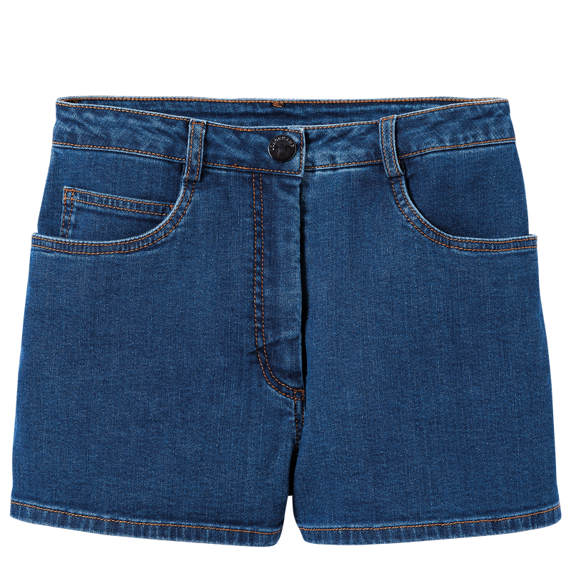 Shorts , Denim - Azul Baltico  - Vista 1 de 4