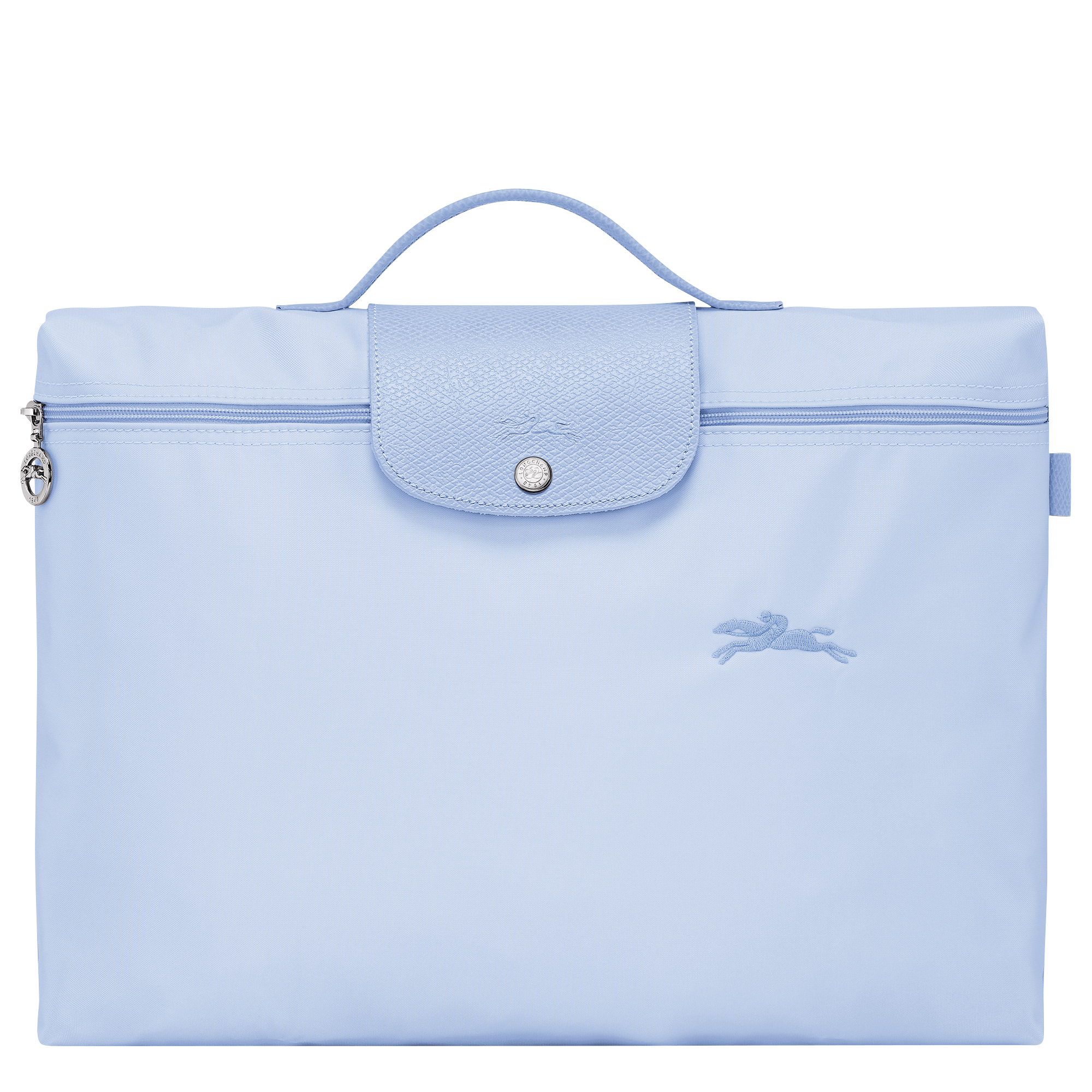 Le Pliage Green Briefcase S, Sky Blue