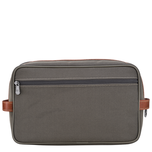 Boxford Toiletry case , Brown - Recycled canvas - View 3 of 5