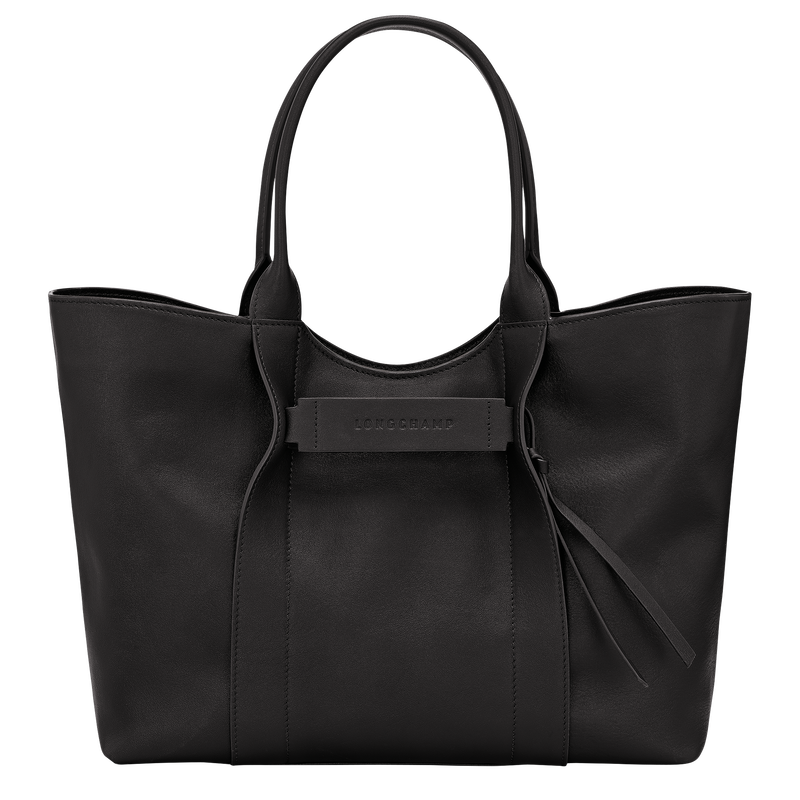 Shopper L Longchamp 3D , Leder - Schwarz  - Ansicht 1 von 5