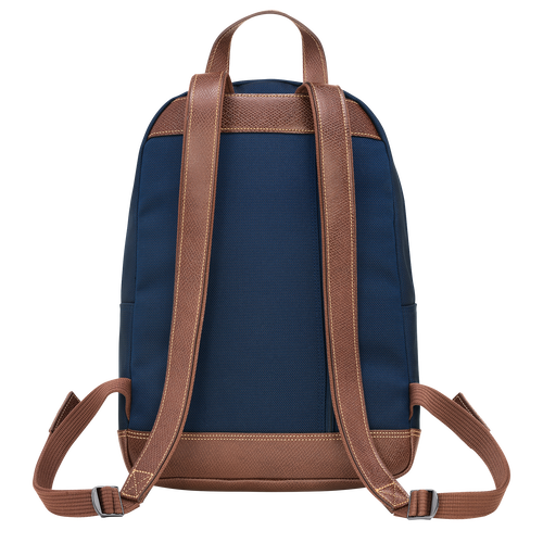 Rucksack Boxford , Recyceltes Canvas - Blau - Ansicht 4 von 5