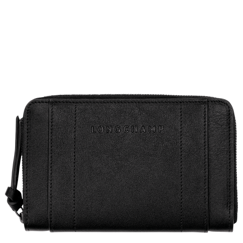 Longchamp 3D Wallet , Black - Leather - View 1 of 4