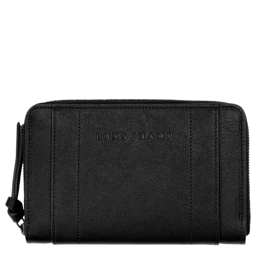Longchamp 3D Wallet , Black - Leather - View 1 of  4