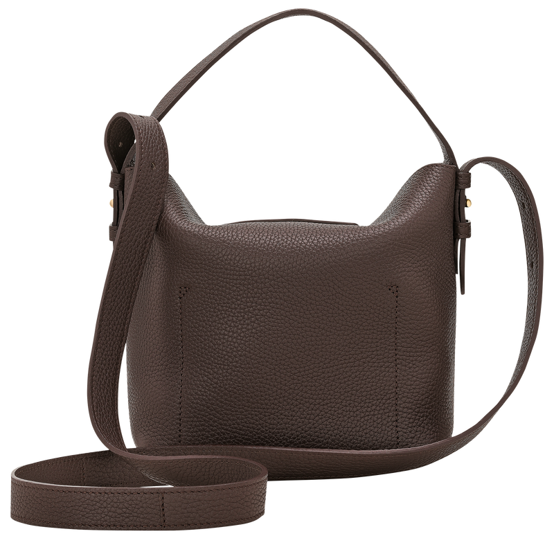 Sac seau S Le Cadence , Cuir - Moka  - Vue 4 de 6