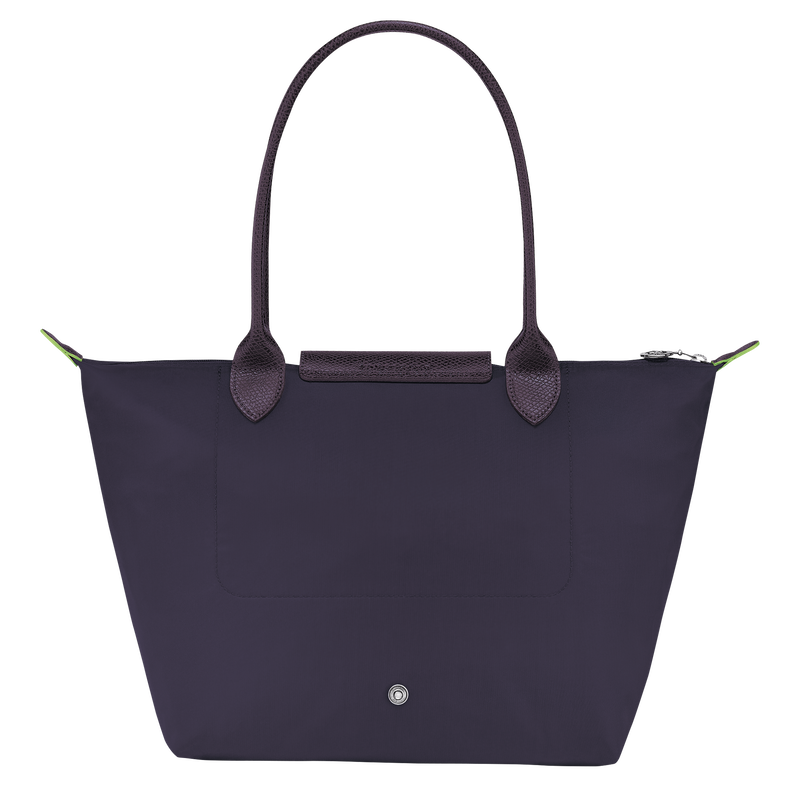 Le Pliage Green M Tote bag , Bilberry - Recycled canvas  - View 4 of  5