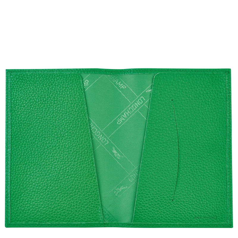 Reisepass-Etui Le Foulonné , Leder - Rasen  - Ansicht 2 von 2