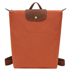 Le Pliage Original M Backpack , Brick - Canvas