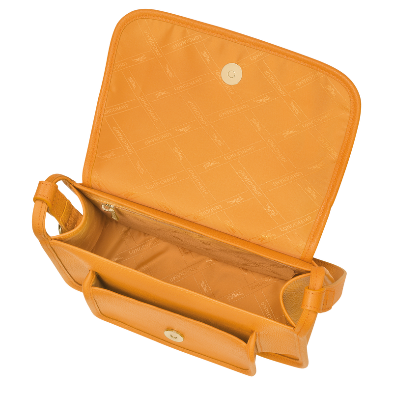 Le Foulonné M Crossbody bag , Apricot - Leather  - View 5 of  5
