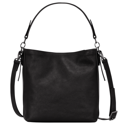 Borsa a tracolla S Longchamp 3D , Pelle - Nero - View 4 of  6