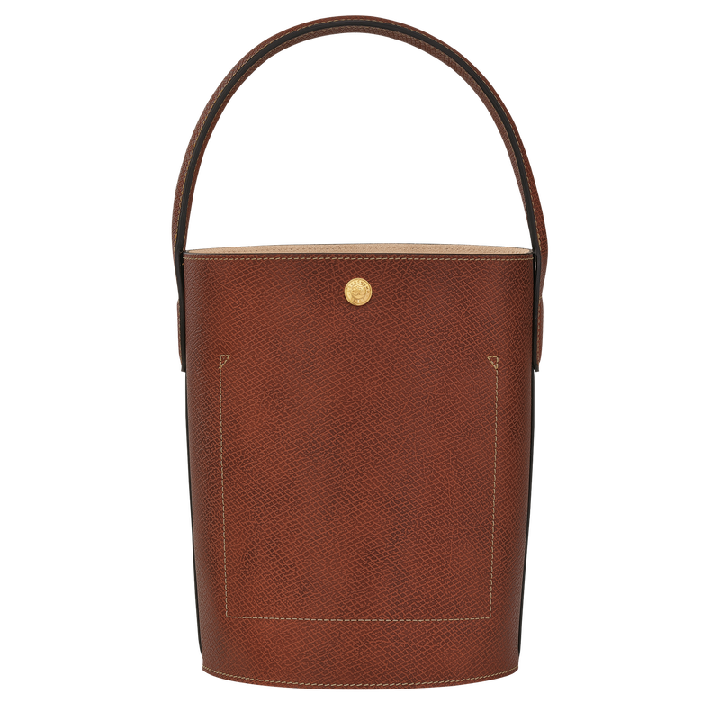 Carteira bucket S &Eacute;pure , Pele - Castanho  - Vista 4 de  5