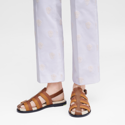 Shadow Sandals , Cognac - Leather