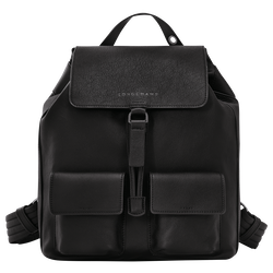 Longchamp 3D S Backpack , Black - Leather