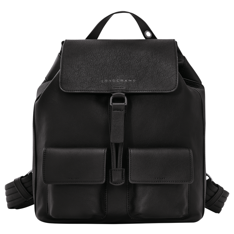 Longchamp 3D S Backpack , Black - Leather  - View 1 of 4