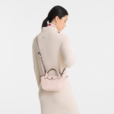 Le Pliage Xtra 手提包 XS , 裸色 - 皮革