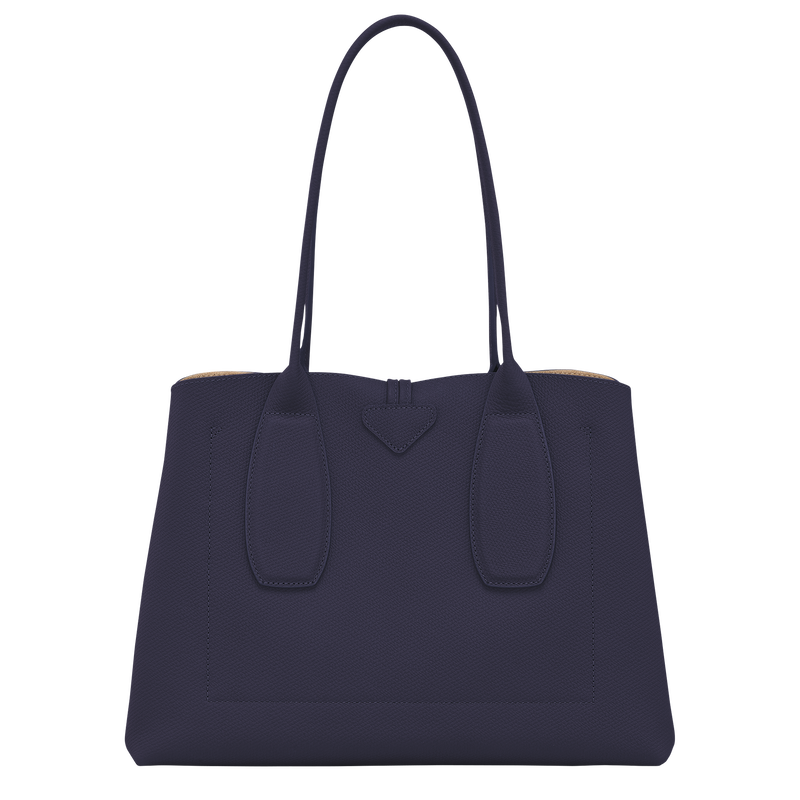 Le Roseau L Tote bag , Bilberry - Leather  - View 4 of  4