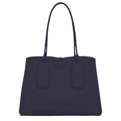 Roseau L Tote bag Bilberry - Leather | Longchamp AU