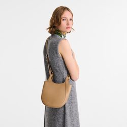 Le Foulonné S Crossbody bag , Biscuit - Leather