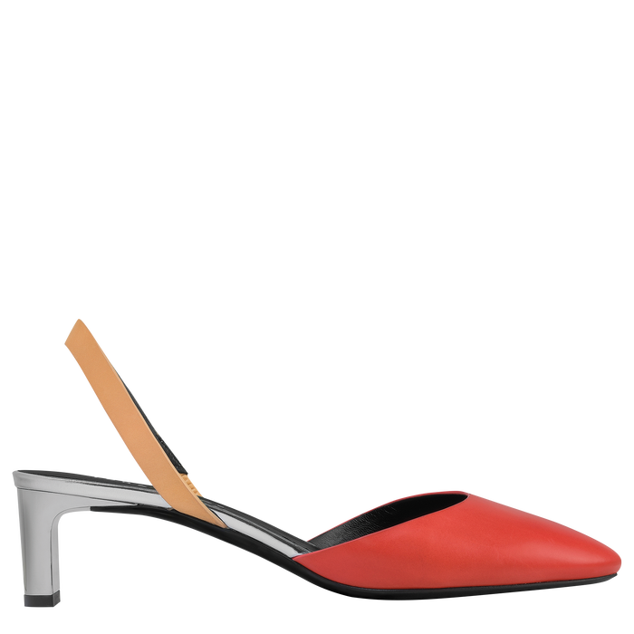 Fall-Winter 2022 Collection Slingback pumps, Red Kiss