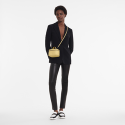Umhängetasche XS Le Pliage Xtra , Leder - Weizengelb