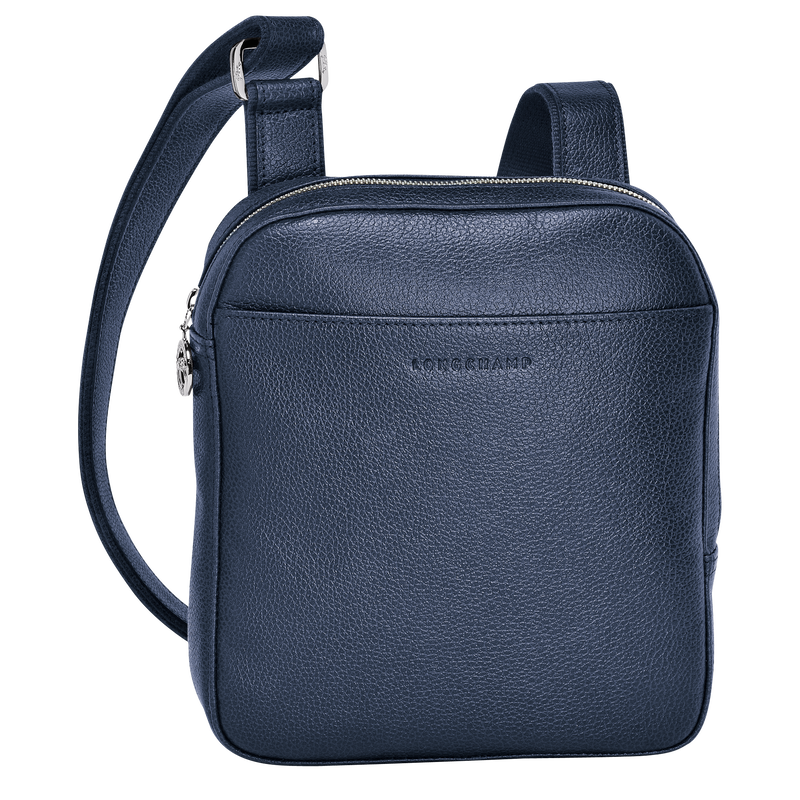 Le Foulonné XS Crossbody bag , Navy - Leather  - View 1 of  4