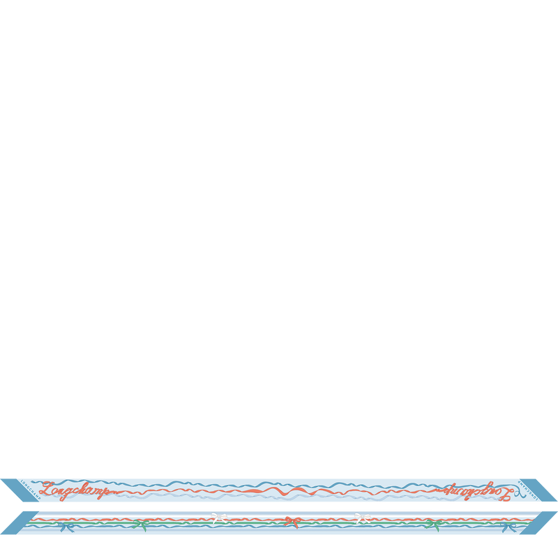 Rubans Longchamp Headband , Lagoon - Silk  - View 1 of 2