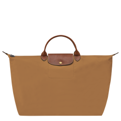Le Pliage Original L Travel bag , Fawn - Recycled canvas