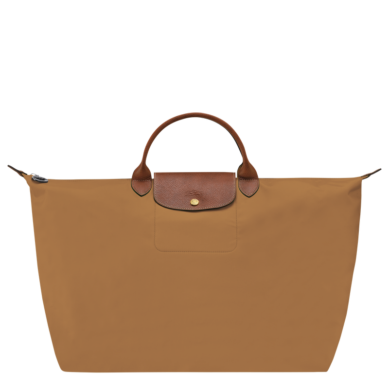 Le Pliage Original L Travel bag , Fawn - Recycled canvas  - View 1 of  7