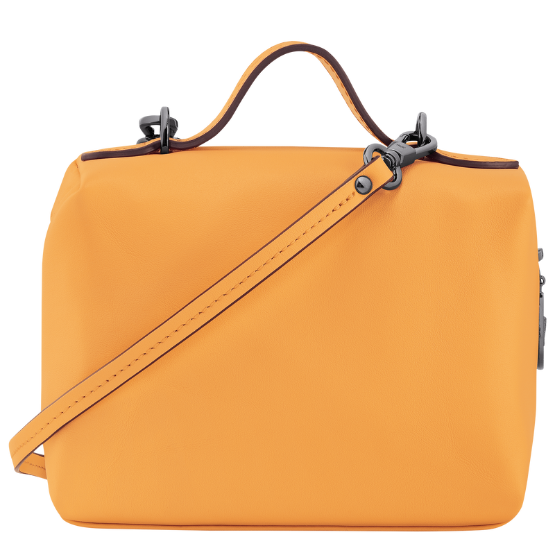 Le Pliage Xtra XS Vanity , Apricot - Leather  - View 4 of  5
