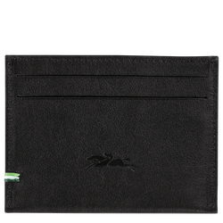 Longchamp sur Seine Card holder , Black - Leather