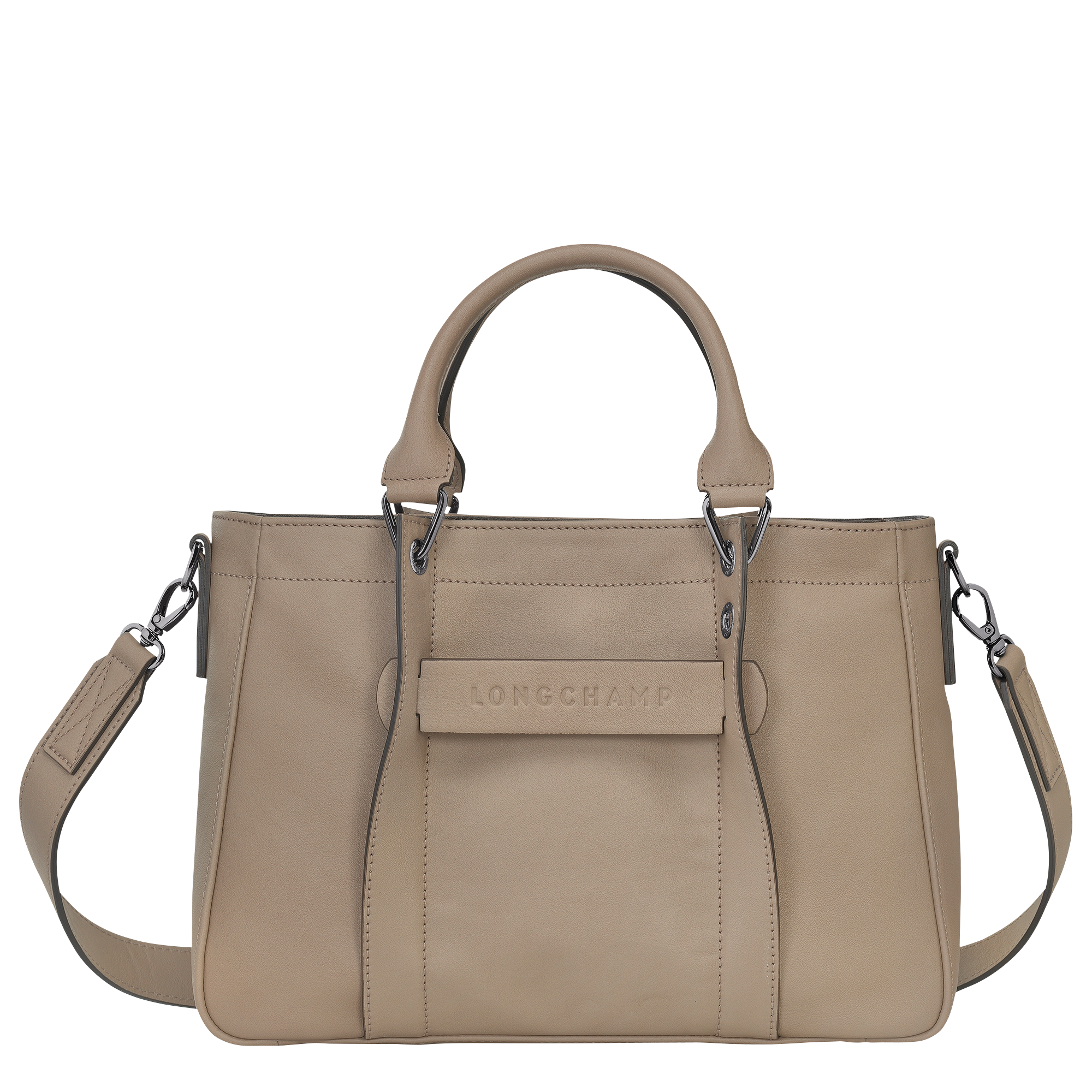 Top handle bag S Longchamp 3D Brown 