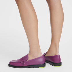 Box-trot Loafer , Violet - Leather