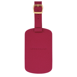 Le Foulonné Luggage tag , Beetroot - Leather