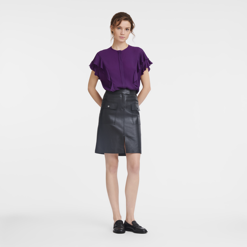 Jupe cuir zara sales