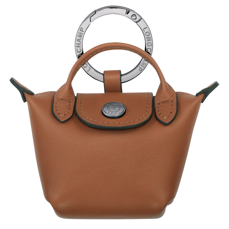 Le Pliage Xtra Key ring , Cognac - Leather  - View 1 of 1