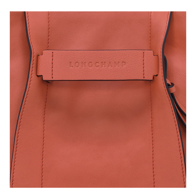 Longchamp 3D 斜背袋 S, 赭黃色