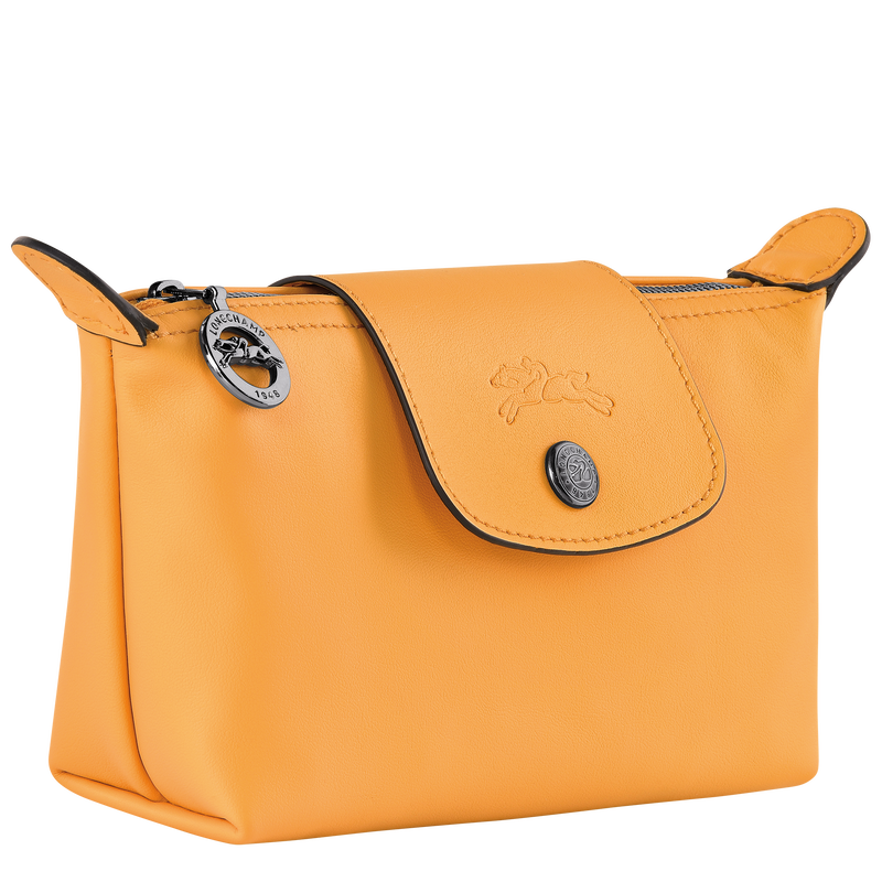 Le Pliage Xtra Pouch , Apricot - Leather  - View 2 of  4