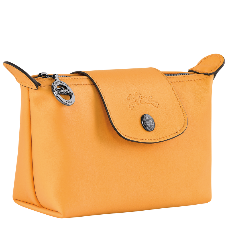 Le Pliage Xtra Pouch , Apricot - Leather  - View 2 of  4