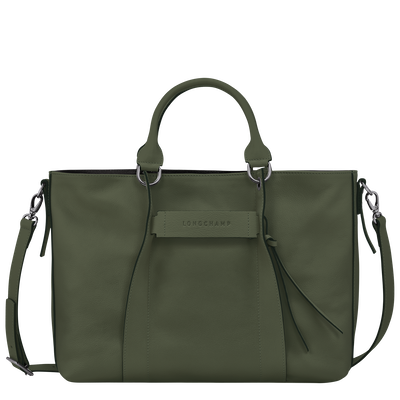 Longchamp 3D Handbag M, Khaki