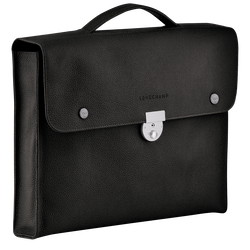 Le Foulonné Briefcase S, Black