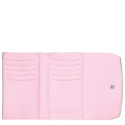 Brieftasche im Kompaktformat Roseau , Leder - Pink