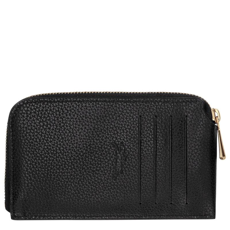 Karten-Etui Le Foulonn&eacute; , Leder - Schwarz  - Ansicht 2 von 2
