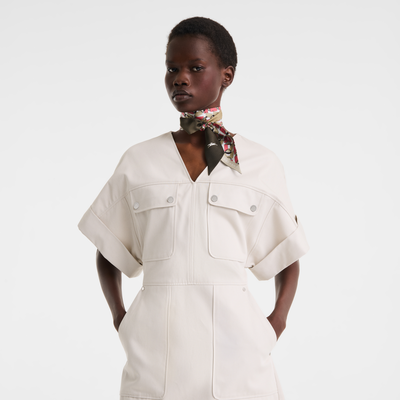 null Short dress, Ivory