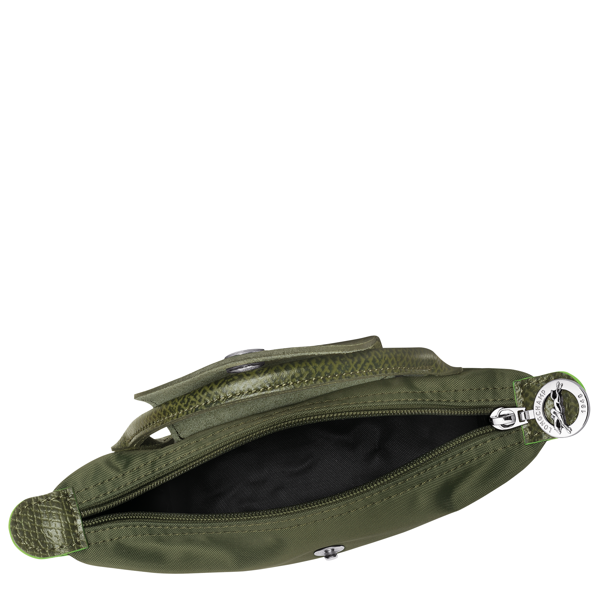 Pouch with handle, Forest - View 5 of
6 - zoom in Le Pliage Green Pouch with handle, Forest