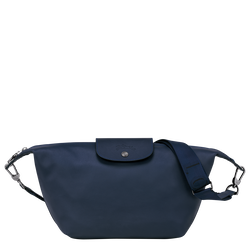 Schultertasche S Le Pliage Xtra , Leder - Navy