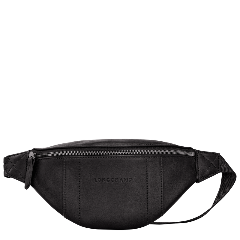 Sac banane S Longchamp 3D , Cuir - Noir  - Vue 1 de 5