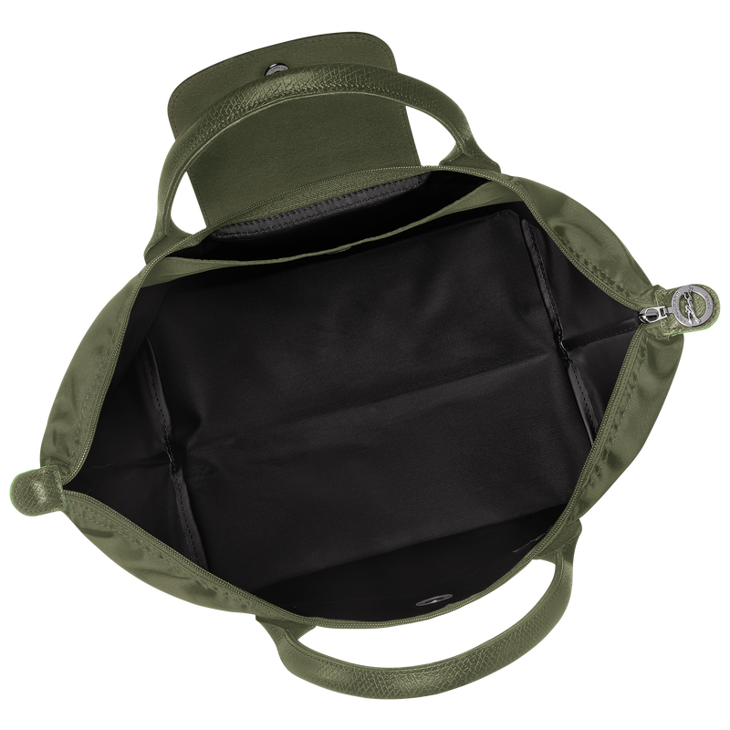 Handtasche M Le Pliage Green , Recyceltes Canvas - Fichte  - Ansicht 5 von 6