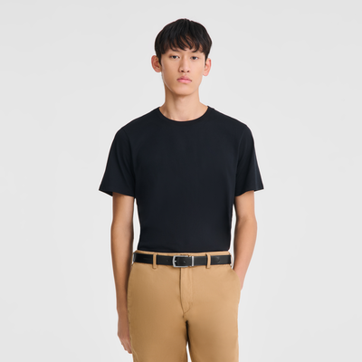 Delta Box Cinto para homem, Preto/Castanho mocha