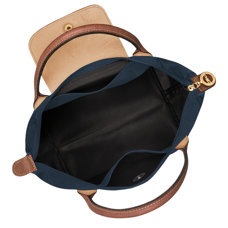 Borsa con manico S Le Pliage Original , Tela riciclata - Marine  - View 5 of  6