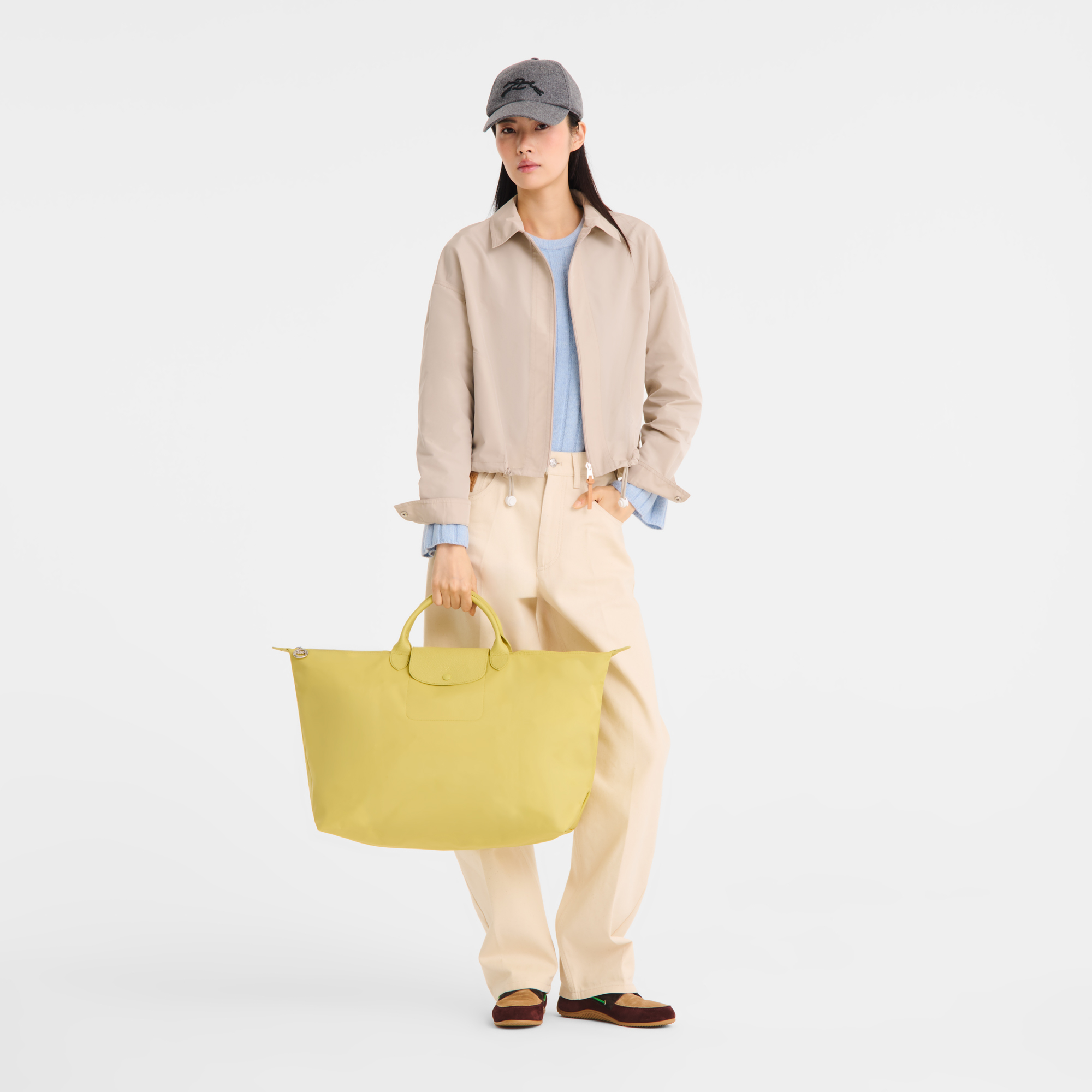 Le Pliage One Bolsa de viaje L, Limon Verde
